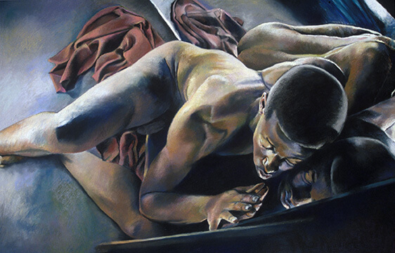 The Allure of Figurative Art: Rima Jabbur on Embodying the Canvas 7 pastel rima