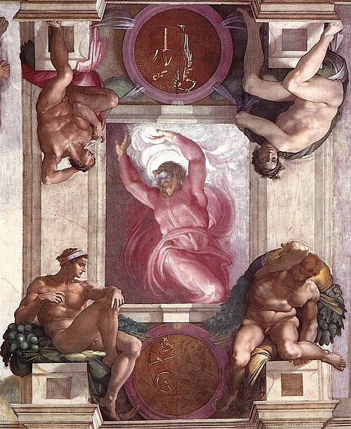 Let There Be Light: A Genesis Reading of the Creative Process in Art 2 distinction of light from dark Michelangelo